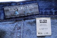 画像6: 00s メキシコ製 Levi'sリーバイス SILVERTABシルバータブ BAGGY FIT デニムパンツ w36 L30 (6)