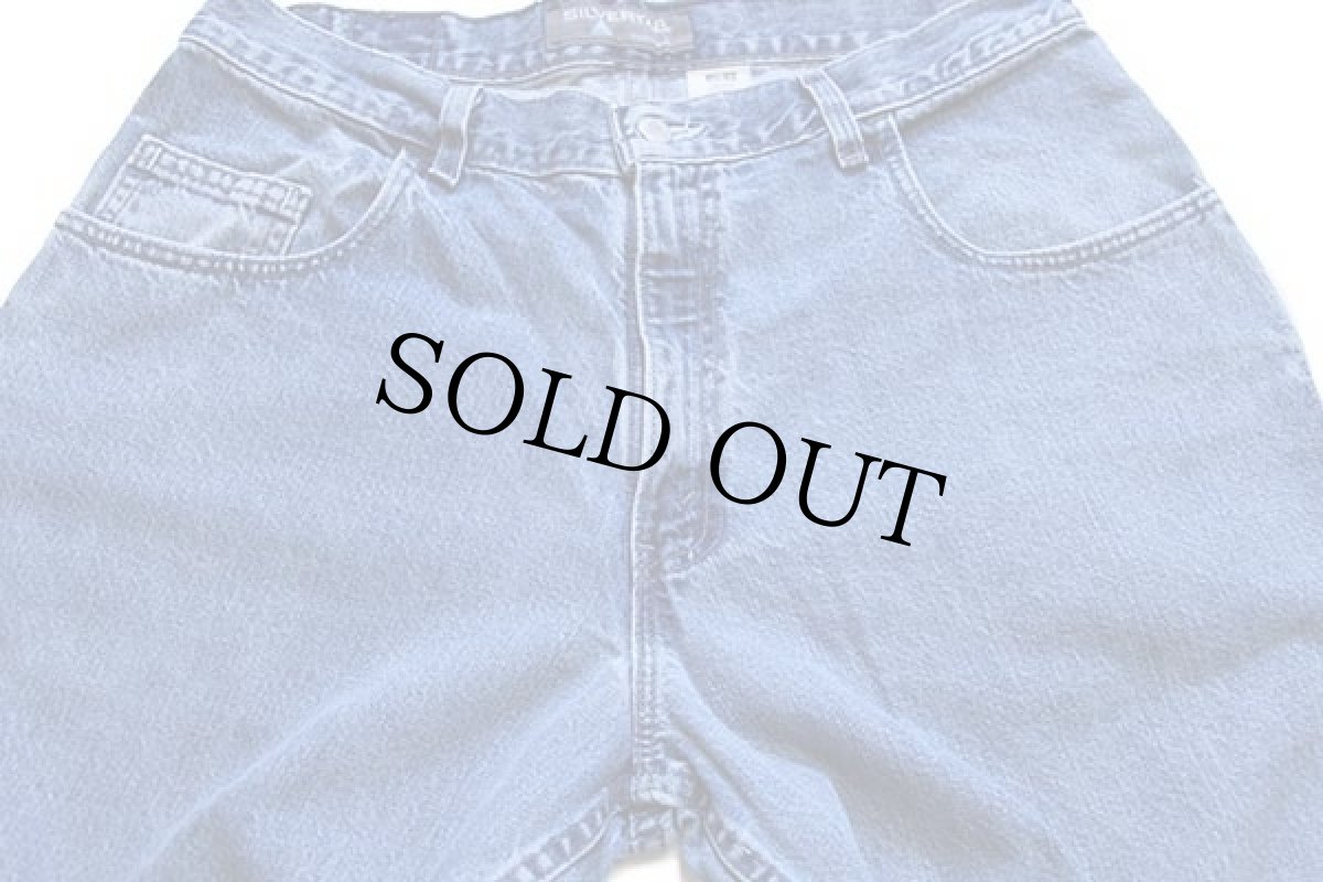 画像4: 00s USA製 Levi'sリーバイス SILVERTABシルバータブ BAGGY FIT デニムパンツ w34 L32 (4)