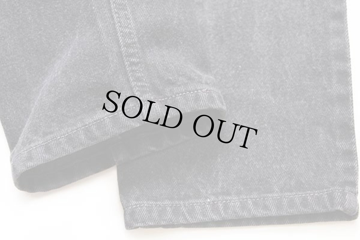 画像8: 90s USA製 Levi'sリーバイス 550 ブラック デニムパンツ 13 LONG★75 (8)