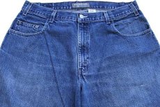 画像4: 00s メキシコ製 Levi'sリーバイス SILVERTABシルバータブ BAGGY FIT デニムパンツ w36 L30 (4)