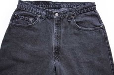 画像4: 90s カナダ製 Levi'sリーバイス 560 ブラック デニムパンツ w34 L32★17 (4)