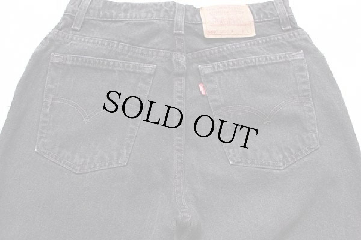 画像5: 90s USA製 Levi'sリーバイス 550 ブラック デニムパンツ 13 LONG★75 (5)