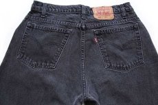 画像5: 90s カナダ製 Levi'sリーバイス 560 ブラック デニムパンツ w34 L32★17 (5)