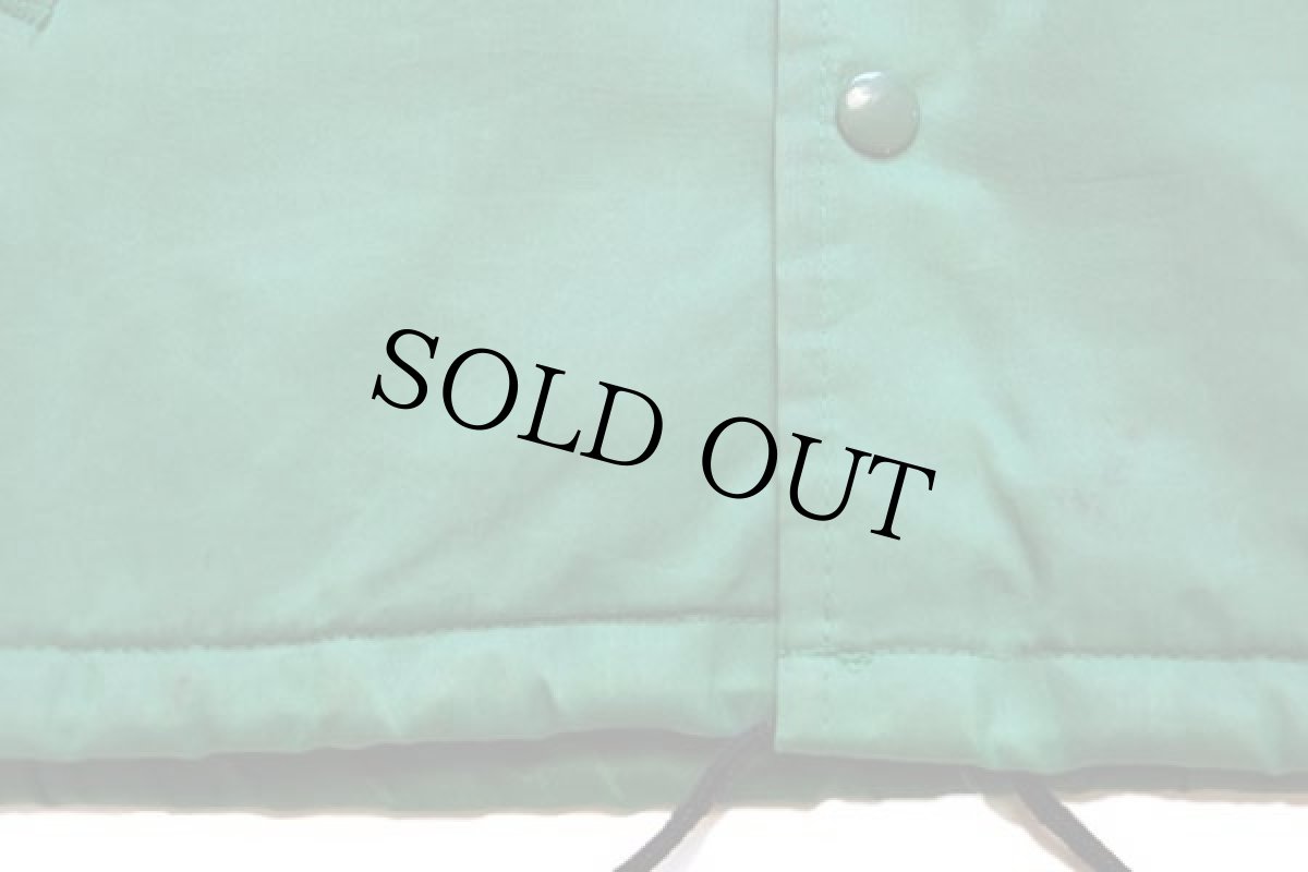 画像7: 70s USA製 Chalk Line SAGINAW VALLEY REGION AACA ボアライナー ナイロン コーチジャケット 緑 S (7)