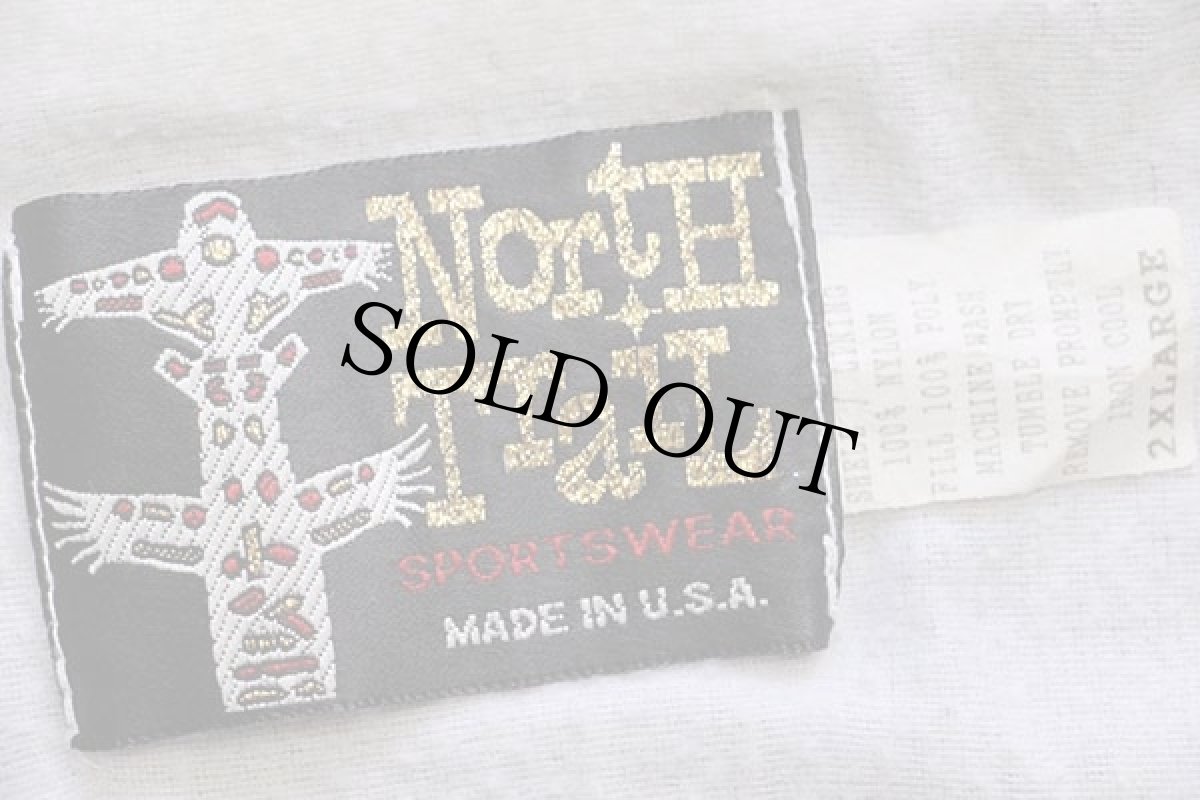 画像4: 90s USA製 BOMBERS RUGBY CLUB 刺繍 プルオーバー ナイロンパーカー 黒 2XL (4)