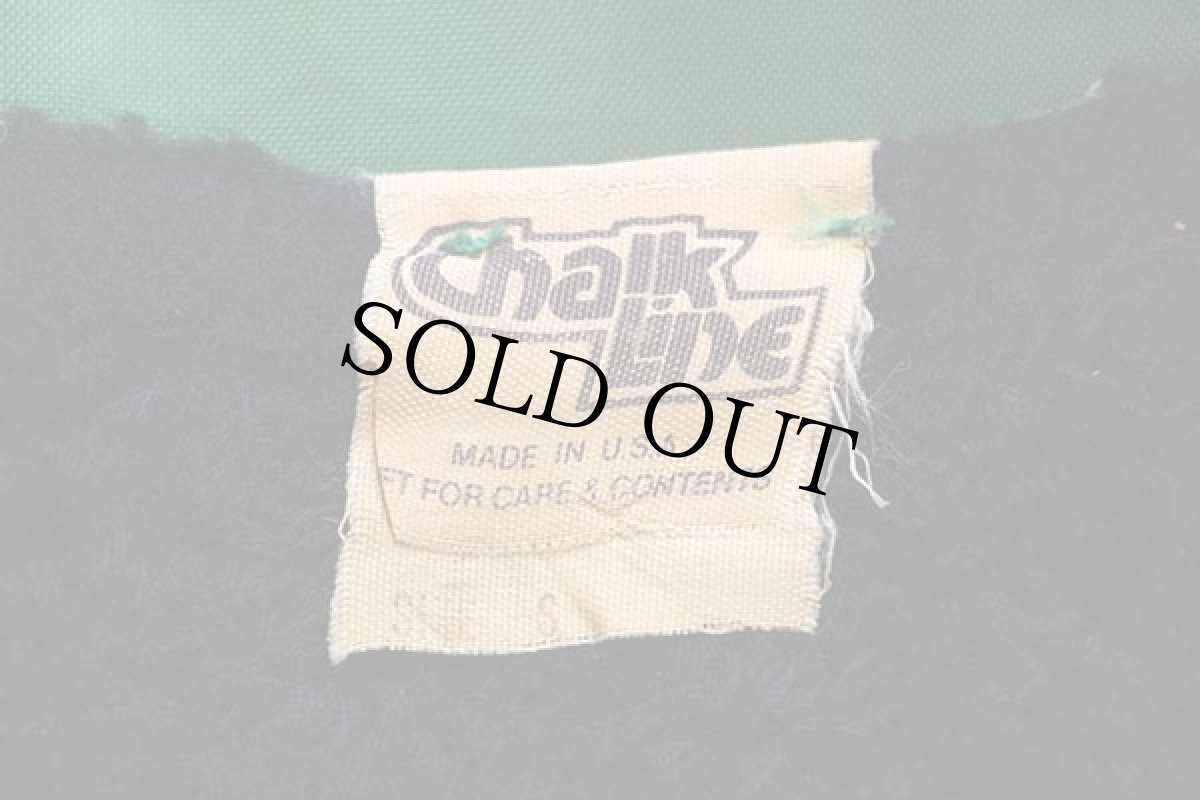 画像5: 70s USA製 Chalk Line SAGINAW VALLEY REGION AACA ボアライナー ナイロン コーチジャケット 緑 S (5)