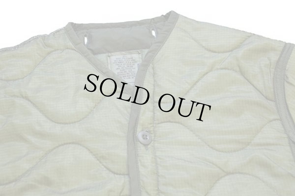 画像3: 90s 米軍 U.S.ARMY M-65 フィールドジャケット ツートン ナイロン キルティングライナー オリーブ S (3)