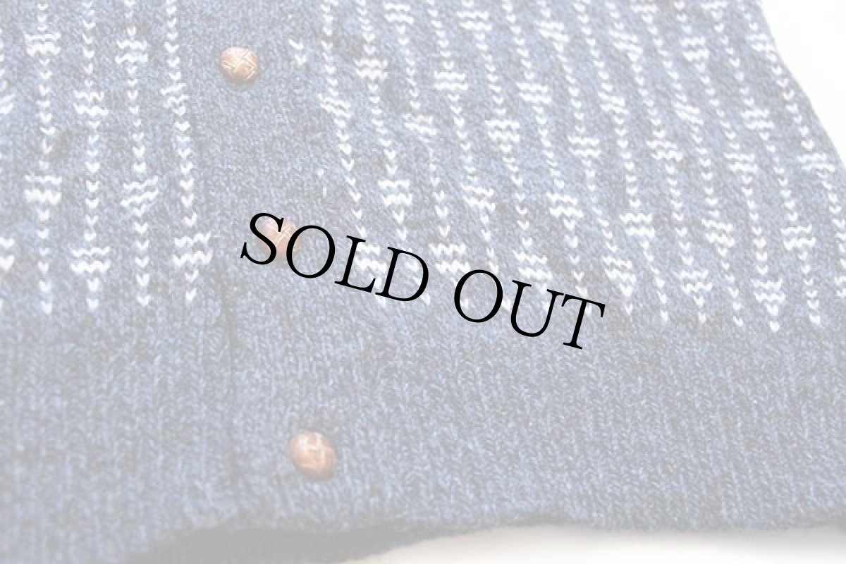 画像5: 80s USA製 PECONIC BAY TRADERS ノルディック柄 ウールニット カーディガン XL (5)