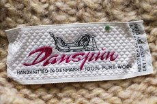 画像4: デンマーク製 Danspun 丸ヨーク ノルディック柄 ウール ハンドニット セーター (4)
