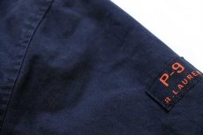 画像6: 00s POLO JEANSポロ ジーンズ ラルフローレン M-47 パーカー タイプ フリースライナー オーバーコート 紺 S★モッズコート (6)