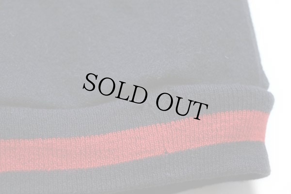 画像7: 90s USA製 KELLY'S CHRYSLER DODGEダッジ ロゴ刺繍 ツートン 切り替え メルトン ウール スタジャン 黒×赤 L (7)