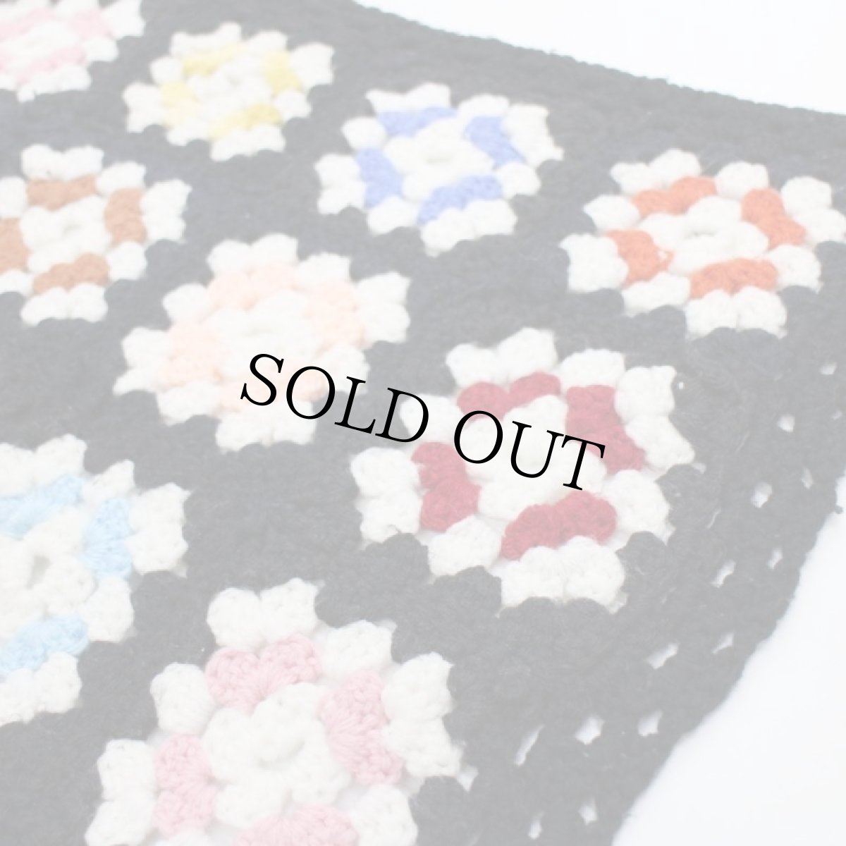 画像3: スクエア モチーフ ニット グラニー ブランケット (3)