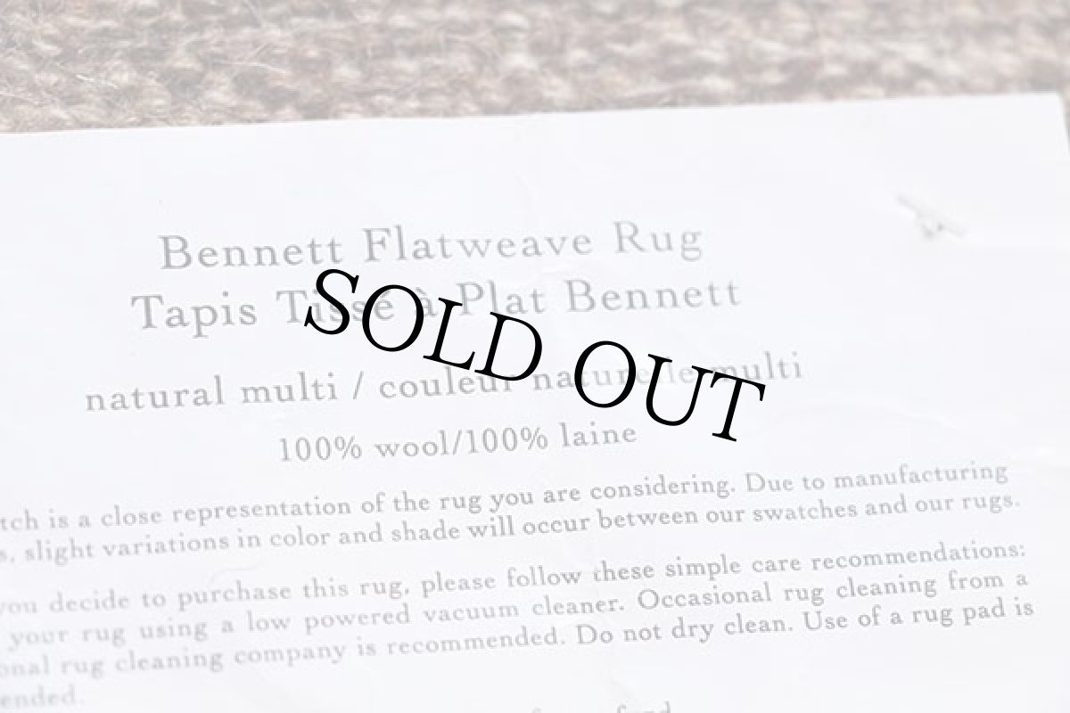 画像3: POTTERYBARN Bennett Flatweave Rug フォークロア柄 ウール ラグ マット (3)