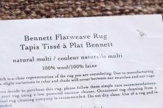 画像3: POTTERYBARN Bennett Flatweave Rug フォークロア柄 ウール ラグ マット (3)