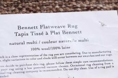 画像3: POTTERYBARN Bennett Flatweave Rug フォークロア柄 ウール ラグ マット (3)