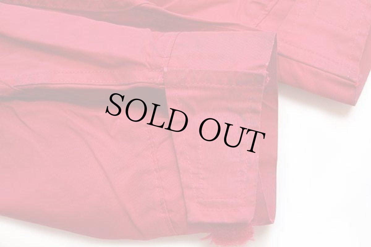 画像8: 80s USA製 Woolrichウールリッチ タータンチェック ウールライナー マウンテンパーカー 赤 XL (8)