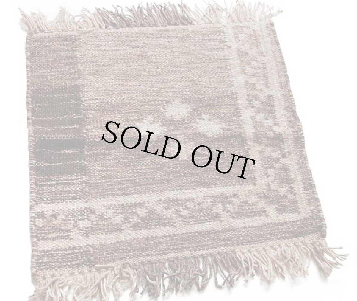 画像1: POTTERYBARN Bennett Flatweave Rug フォークロア柄 ウール ラグ マット (1)