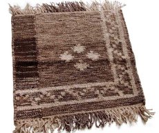 画像1: POTTERYBARN Bennett Flatweave Rug フォークロア柄 ウール ラグ マット (1)