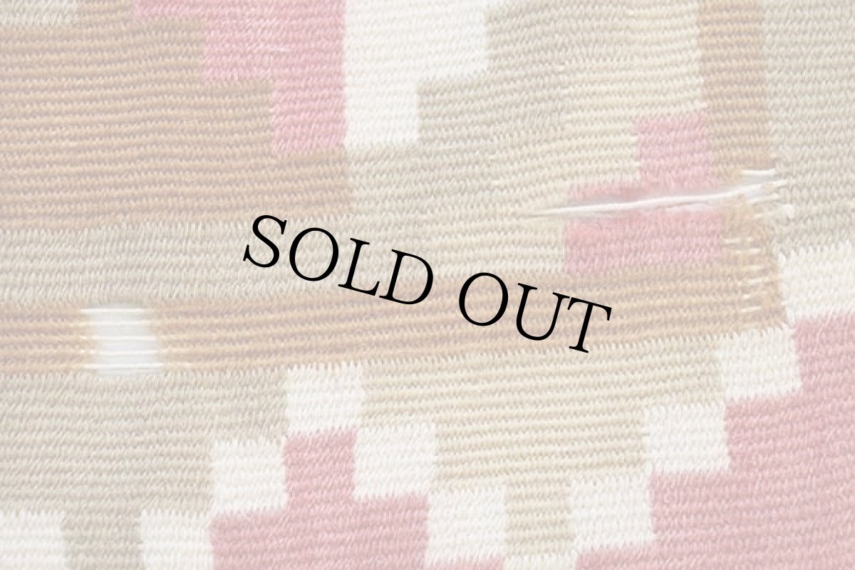 画像4: ビンテージ フォークロア柄 ラグ マット (4)