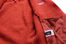 画像6: 00s USA製 patagoniaパタゴニア R2 POLARTEC フリースベスト パーシモン W-S★刺繍ロゴ (6)