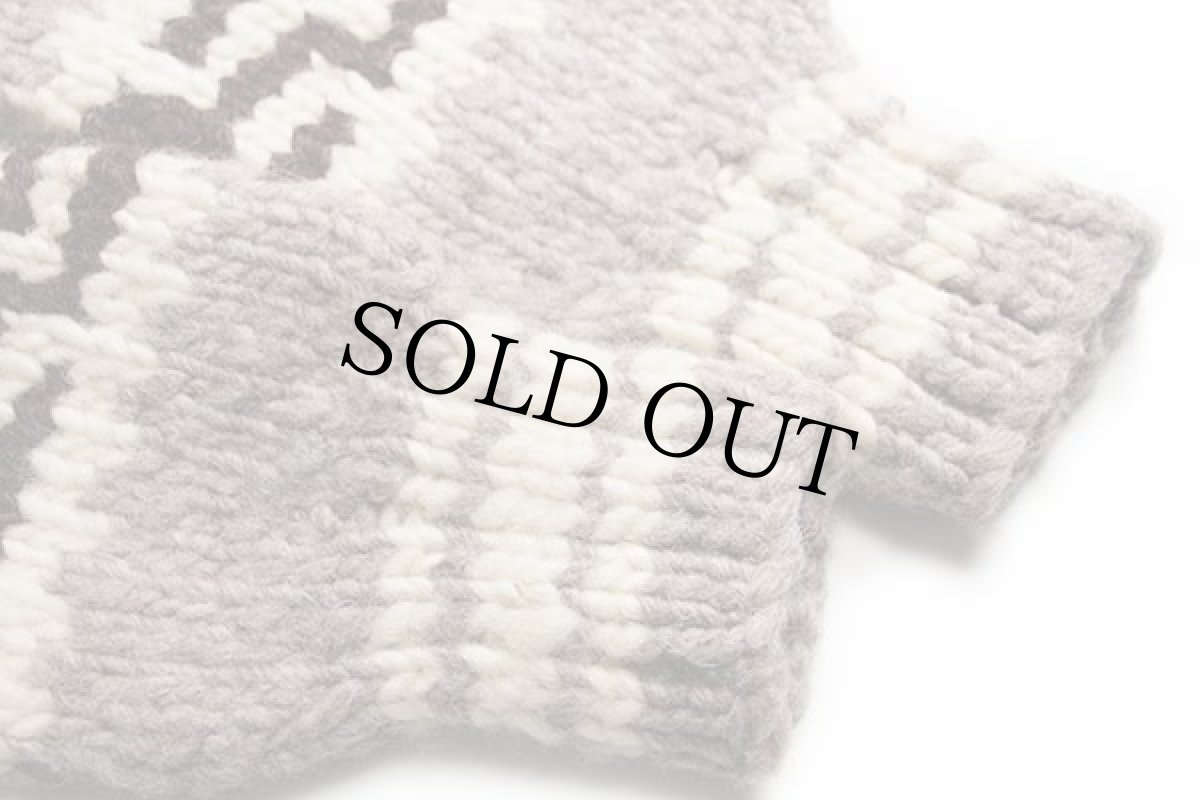 画像6: カナダ製 ネイティブ柄 ウール カウチンセーター (6)