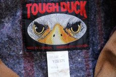 画像4: カナダ製 TOUGH DUCK ブランケットライナー ダック地 カバーオール 茶 ボーイズM (4)