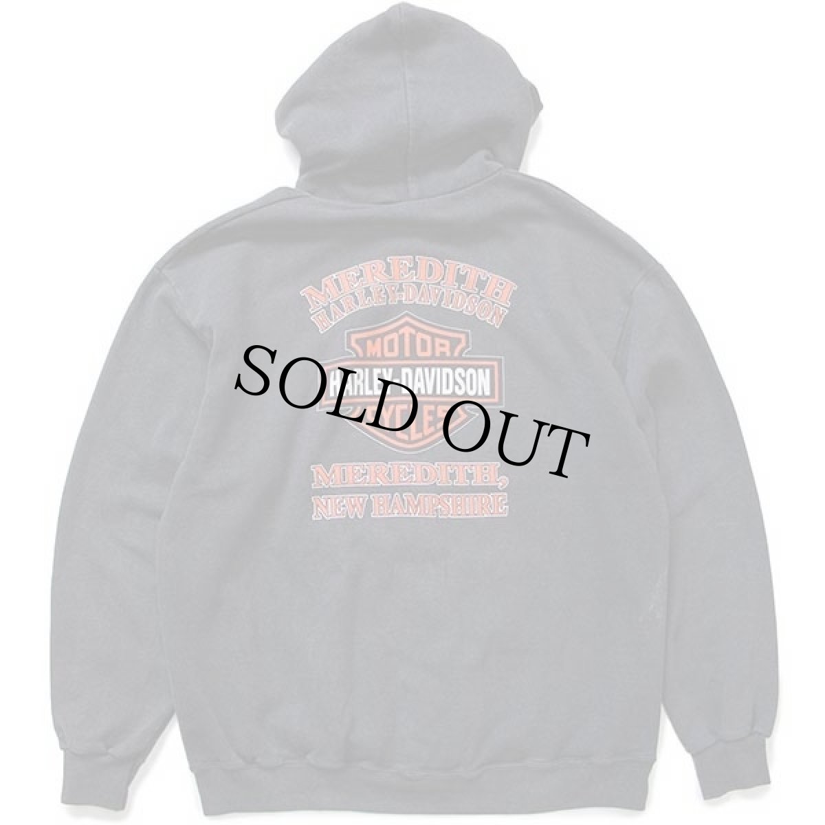 画像2: 00s HARLEY-DAVIDSONハーレー ダビッドソン 両面プリント スウェット ジップパーカー チャコールグレー L (2)