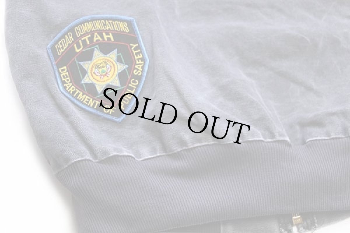 画像5: 00s メキシコ製 carharttカーハート パッチ付き キルティングライナー ダック地 アクティブジャケット パーカー グレー フェード L-R (5)