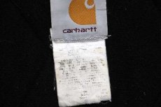 画像3: 90s carharttカーハート キルティングライナー ダック地 アクティブジャケット パーカー 茶 ボロ (3)