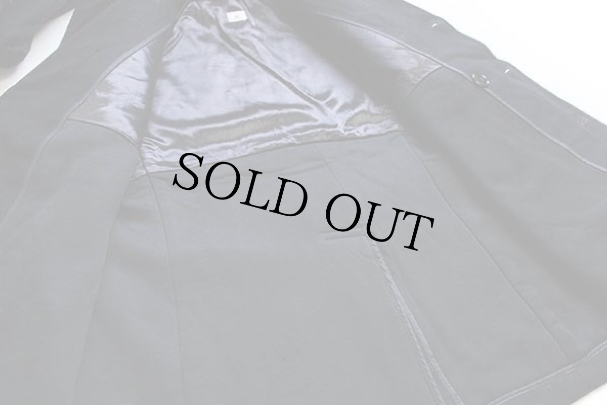 画像6: 90s 米軍 U.S.NAVY メルトン ウール ピーコート 黒 38R (6)