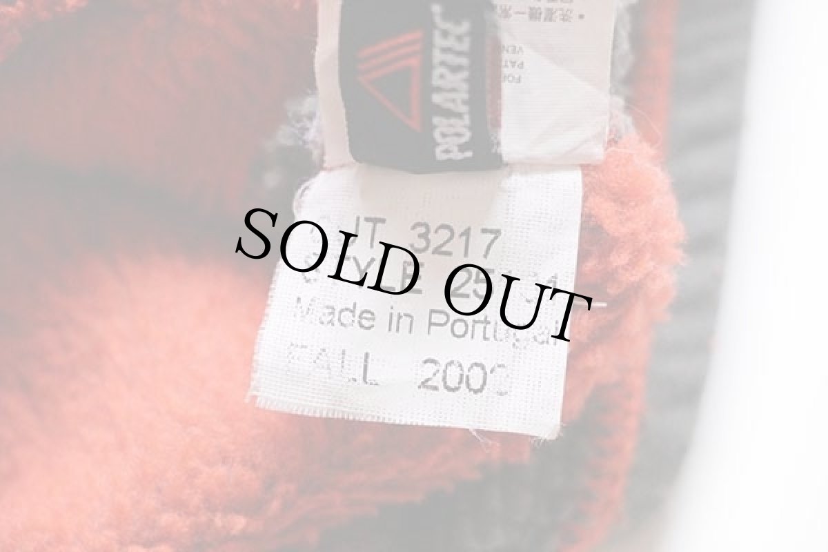 画像5: 00s ポルトガル製 patagoniaパタゴニア R2 POLARTEC フリースジャケット パーシモン S★刺繍ロゴ (5)