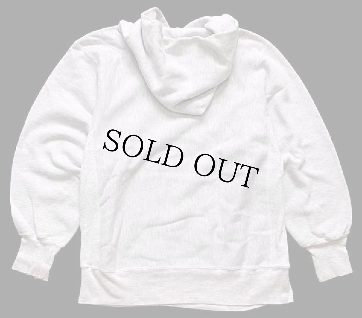 画像2: 90s メキシコ製 Championチャンピオン BROWN リバースウィーブ スウェットパーカー 杢グレー L (2)