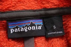 画像4: 00s ポルトガル製 patagoniaパタゴニア R2 POLARTEC フリースジャケット パーシモン S★刺繍ロゴ (4)