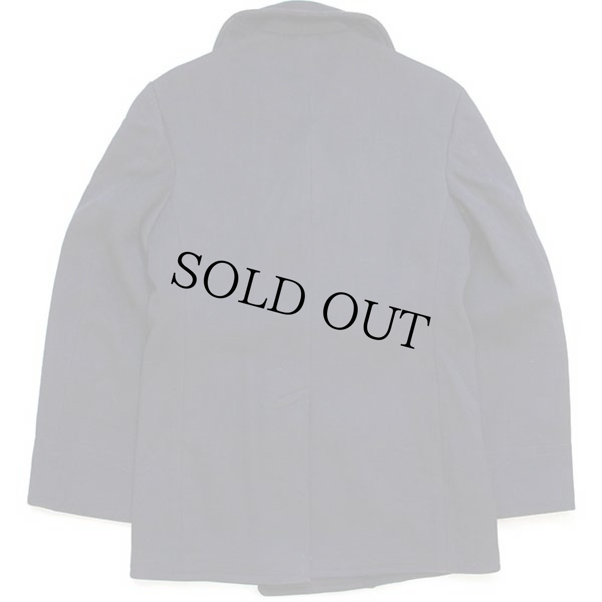 画像2: 60s 米軍 U.S.NAVY 8ボタン メルトン ウール ピーコート 濃紺 34R (2)