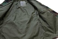 画像5: 80s 米軍 U.S.ARMY パッチ付き ウッドランドカモ M-65 フィールドジャケット S-S★B ALPHAアルファ (5)