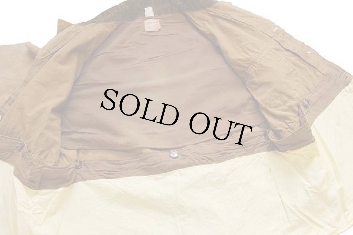 画像5: 50s WOODSMAN ダック地 ハンティングジャケット 茶 (5)