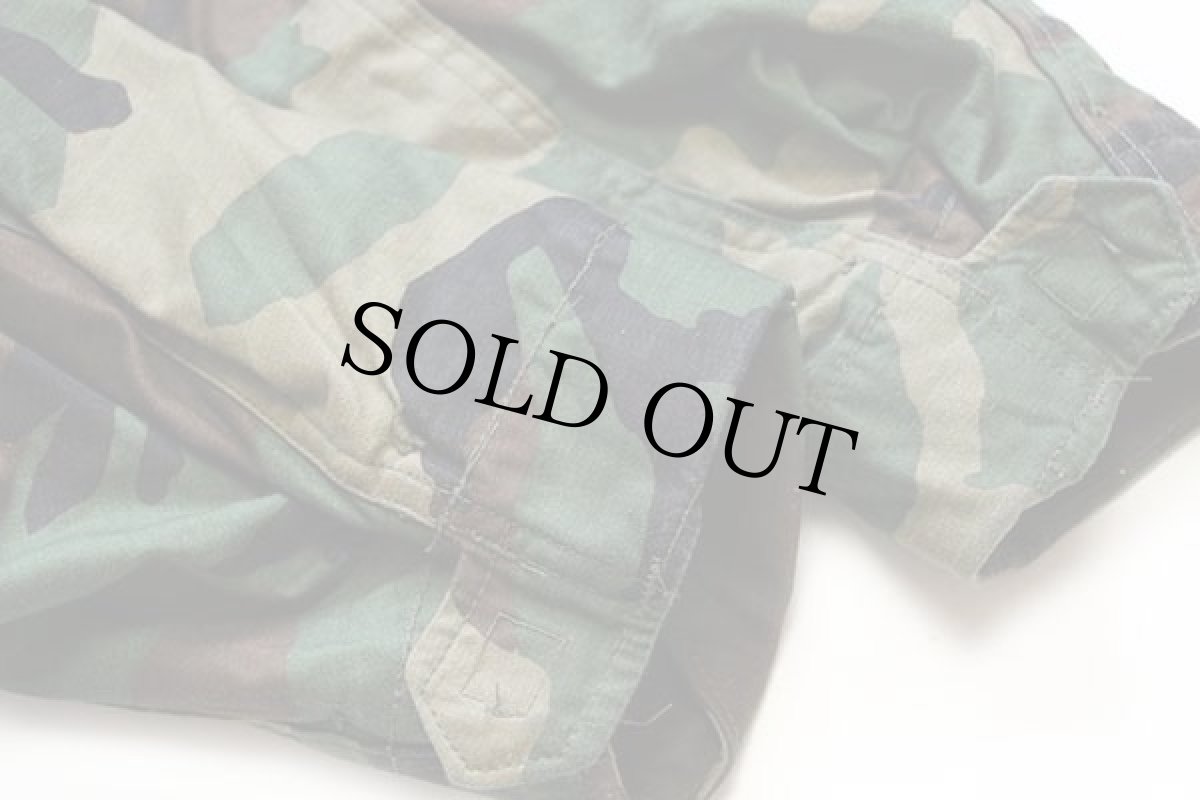 画像7: 80s 米軍 U.S.ARMY パッチ付き ウッドランドカモ M-65 フィールドジャケット S-S (7)