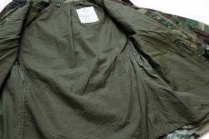 画像5: 80s 米軍 U.S.ARMY パッチ付き ウッドランドカモ M-65 フィールドジャケット S-S (5)