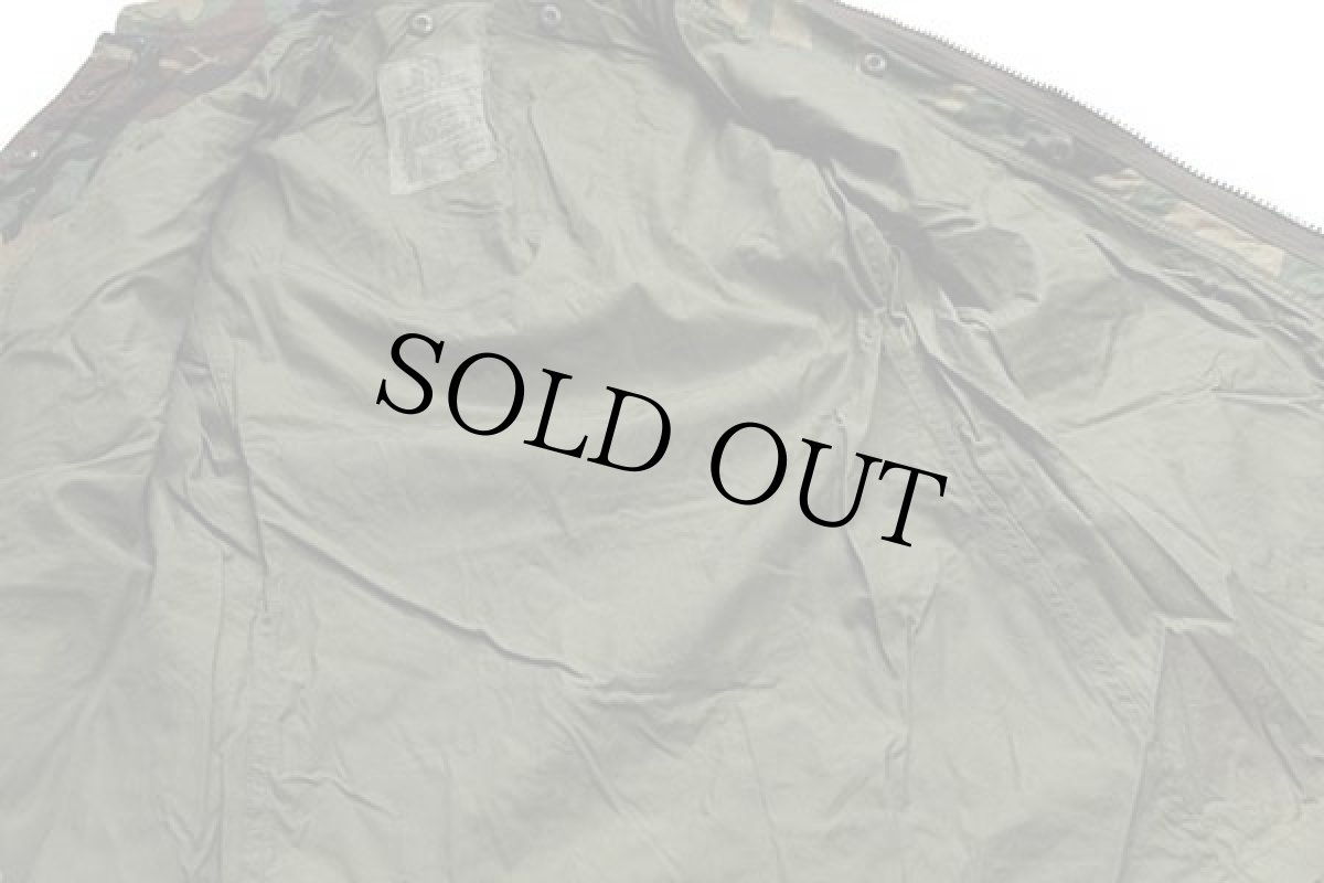 画像5: 90s 米軍 U.S.ARMY パッチ付き ウッドランドカモ M-65 フィールドジャケット S-R (5)