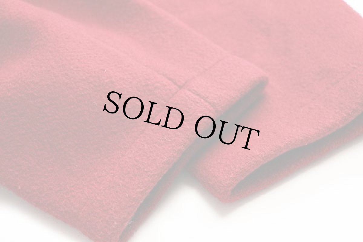 画像6: 90s 英国製 Gloverallグローバーオール メルトン ウール ダッフルコート 赤 キッズ11 (6)