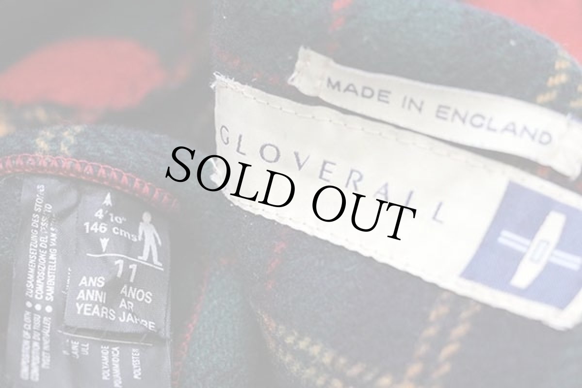 画像4: 90s 英国製 Gloverallグローバーオール メルトン ウール ダッフルコート 赤 キッズ11 (4)