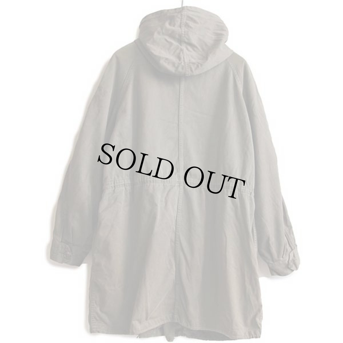 画像2: 80s フランス軍 M-64 フィールドパーカー パイルライナー付き オリーブ 92C★モッズコート (2)