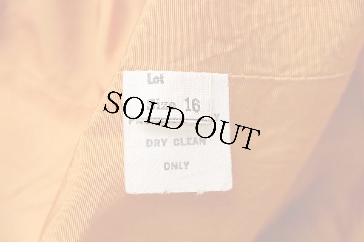 画像4: 60s フラワー柄 ショールカラー ゴブラン織り コート 16 (4)