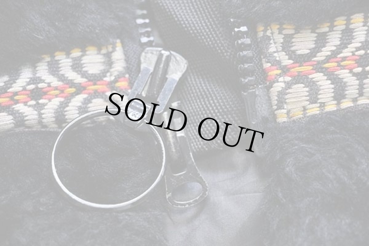 画像6: 70s USA製 Hansa-Branta by STEARNS チロリアンテープ エスキモー フェイクファー ダウンコート 黒 L-M (6)