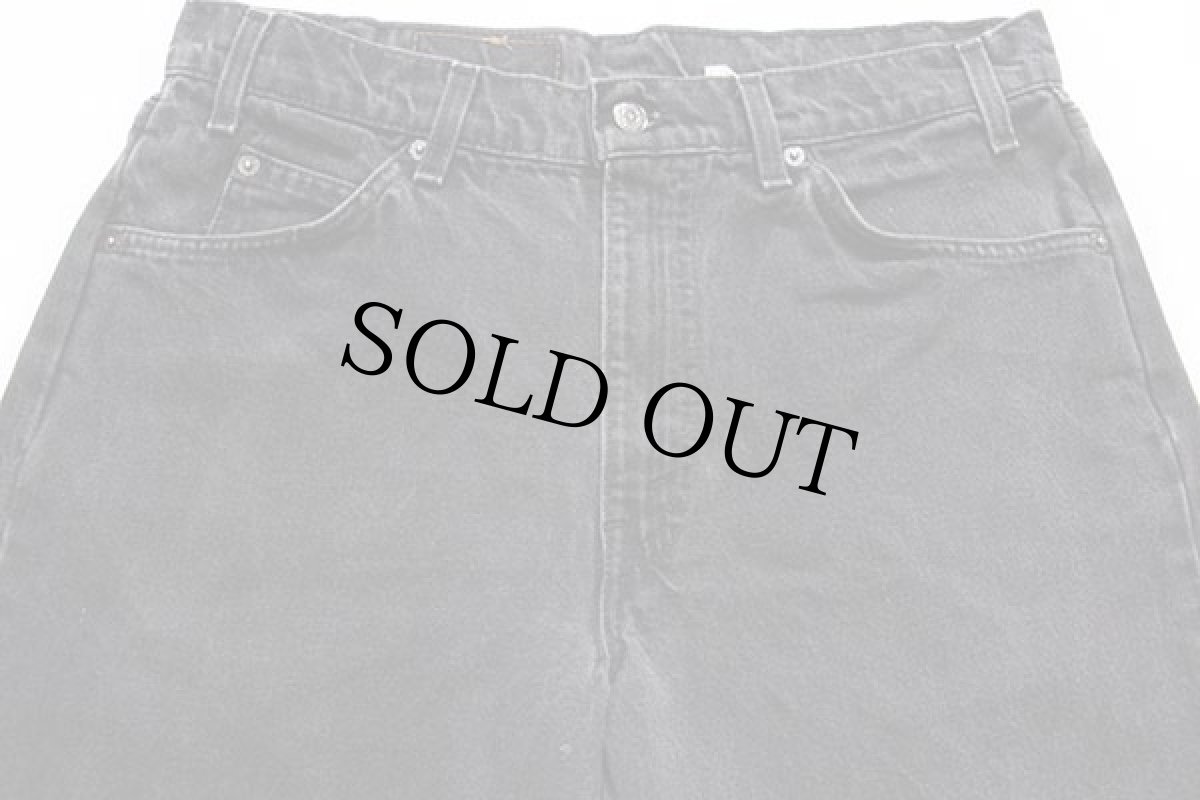 画像4: 90s USA製 Levi'sリーバイス 550 ブラック デニムパンツ w34 L30★60 (4)