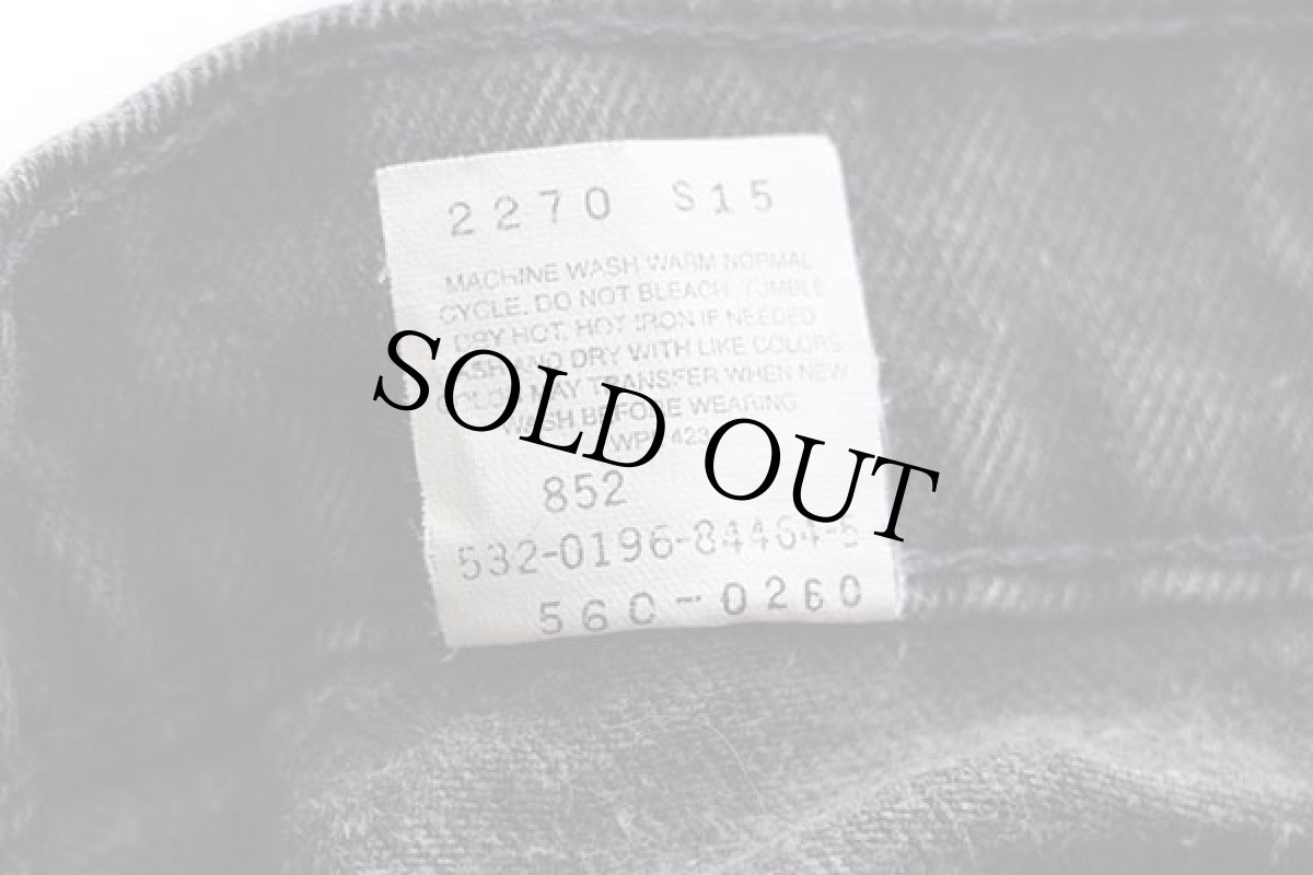 画像7: 90s USA製 Levi'sリーバイス 560 ブラック デニムパンツ w36 L34★16 (7)