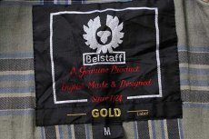 画像4: 英国製 Belstaffベルスタッフ GOLD Label ロードマスター ワックスコットン オイルドジャケット 薄紺 M (4)