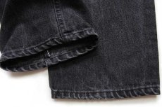 画像8: 90s USA製 Levi'sリーバイス 560 ブラック デニムパンツ w36 L34★16 (8)