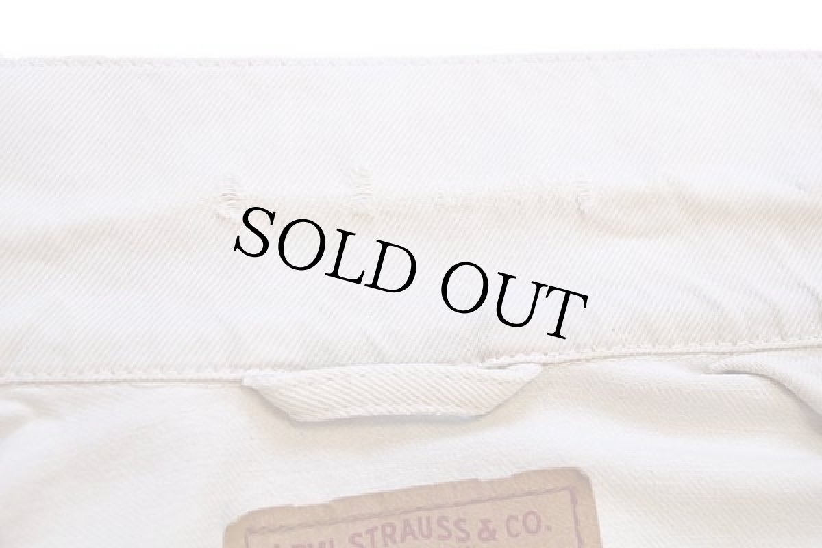 画像5: 90s Levi'sリーバイス 70503 カラーデニムジャケット 4ポケット ベージュ XL★ユーロ (5)