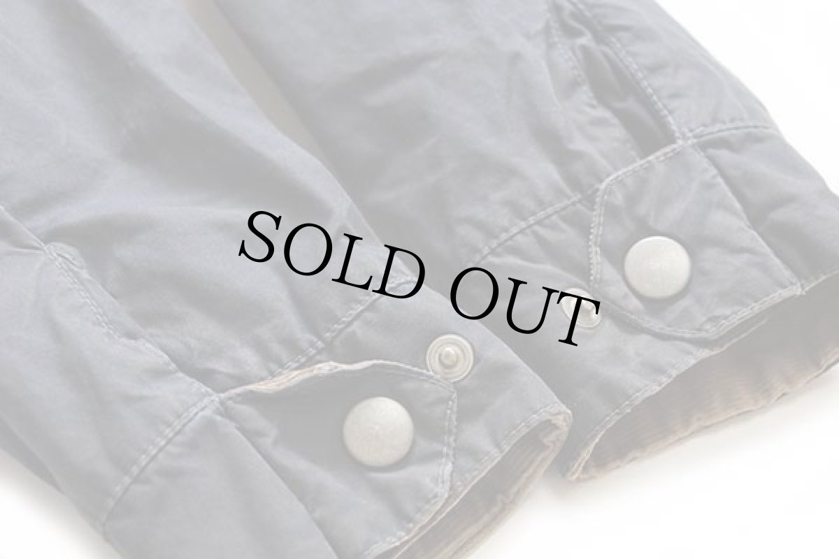 画像8: 英国製 Belstaffベルスタッフ GOLD Label ロードマスター ワックスコットン オイルドジャケット 薄紺 M (8)